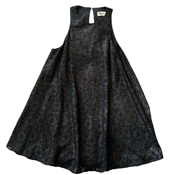 Show Me Your Mumu Ritzy Black Glittery Lace Swing Dress - Picture 3 of 7